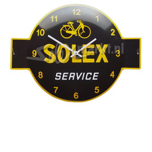 Solex Emaille Klok